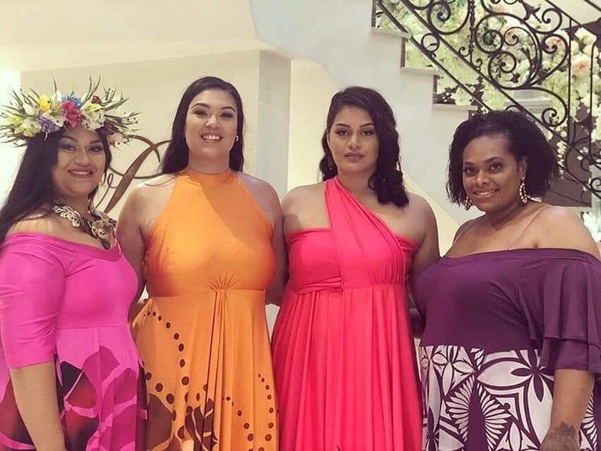 Contestants L-R, Mariana Taia, Ofa Afu, Lateisha Afu & Asena Naleba