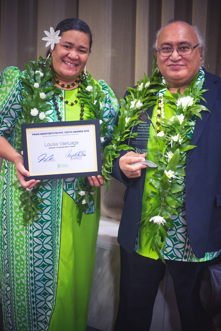 Louisa Vaeluaga's parents