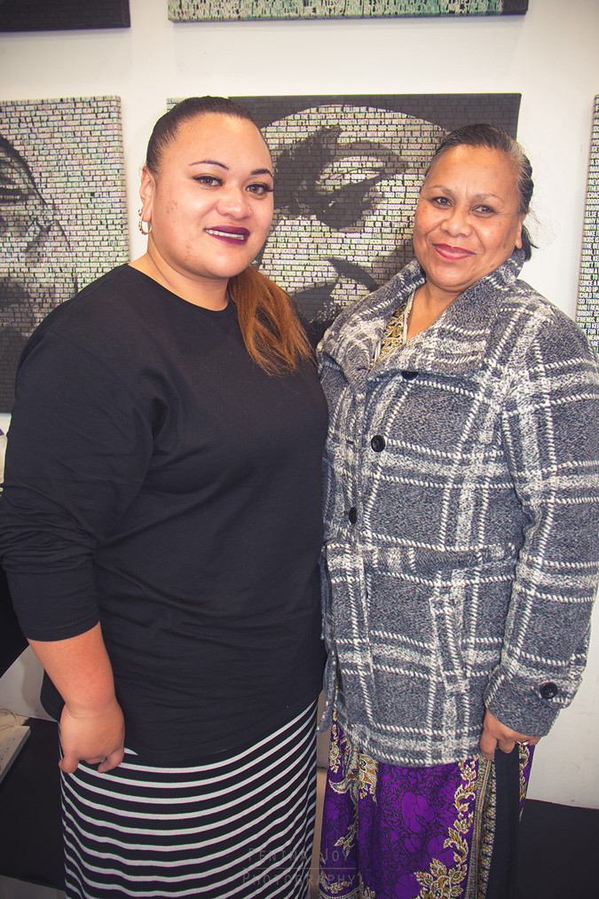 Sesalina with her mother