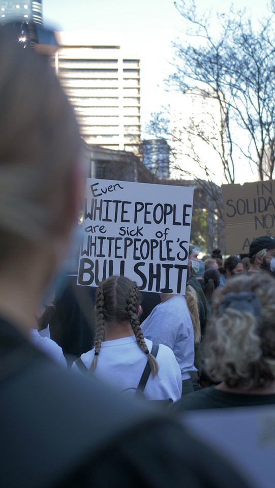 Black Lives Matter march, Brisbane, 06 Jun 20 - Full photo credit/copyright to: Dray Parker