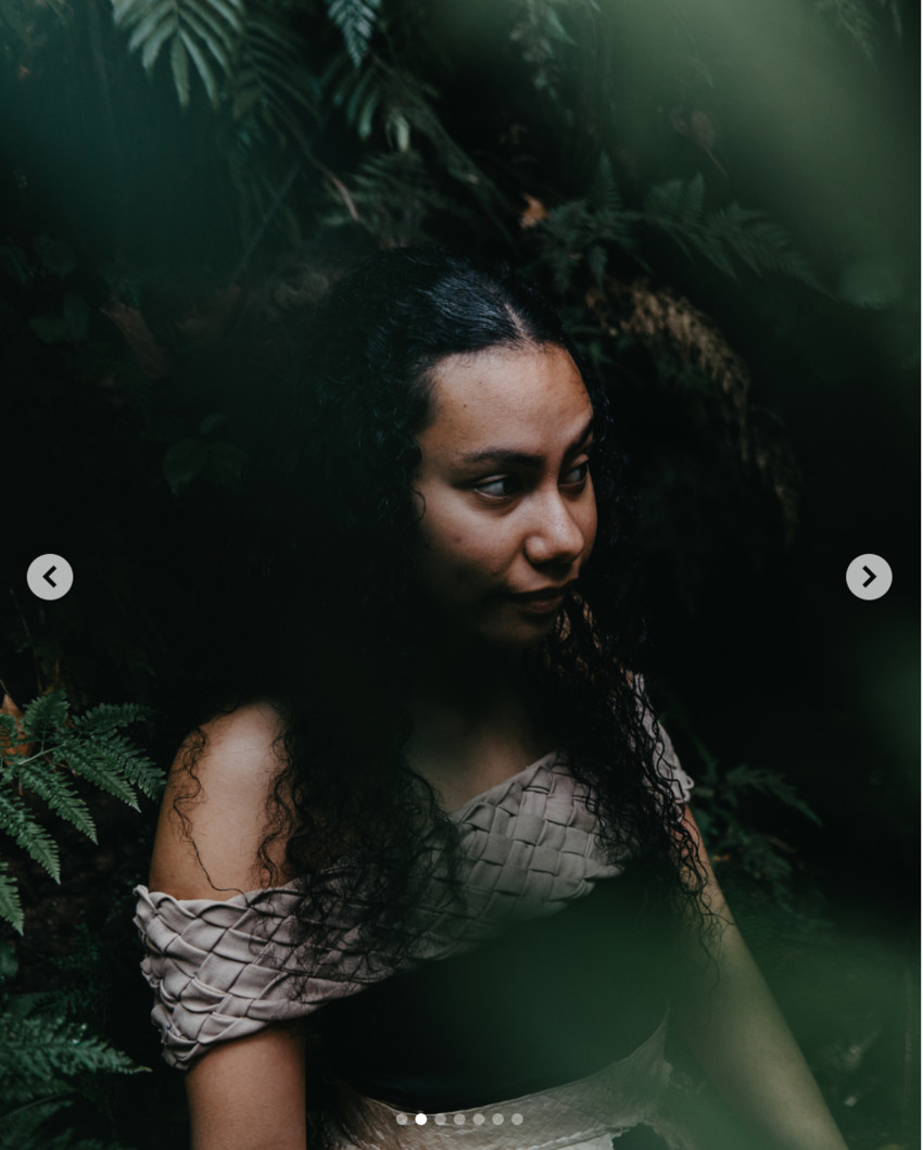 Kalo Funganitao - natural photo shoot. Proud of her Tongan heritage. Photo credit: Fia Roache