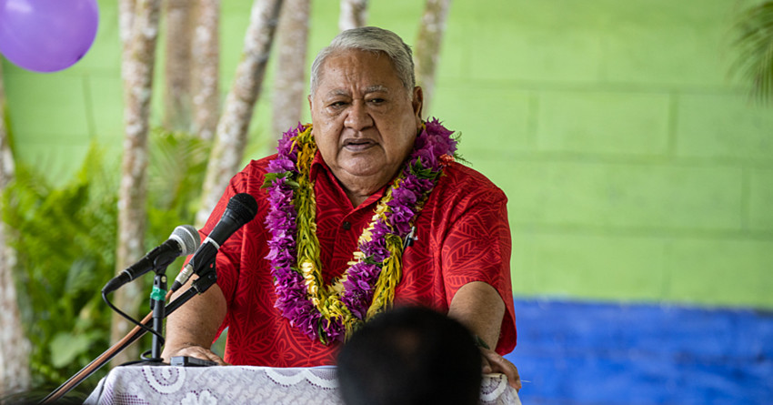 Prime Minister of Samoa Tuilaepa Aiono Sailele Malielegaoi PC: Samoa Observer