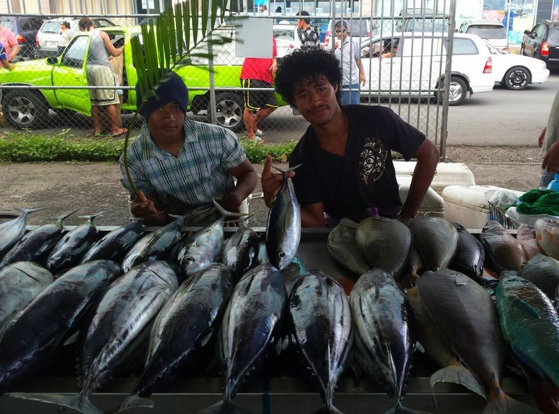 Fish market Samoa