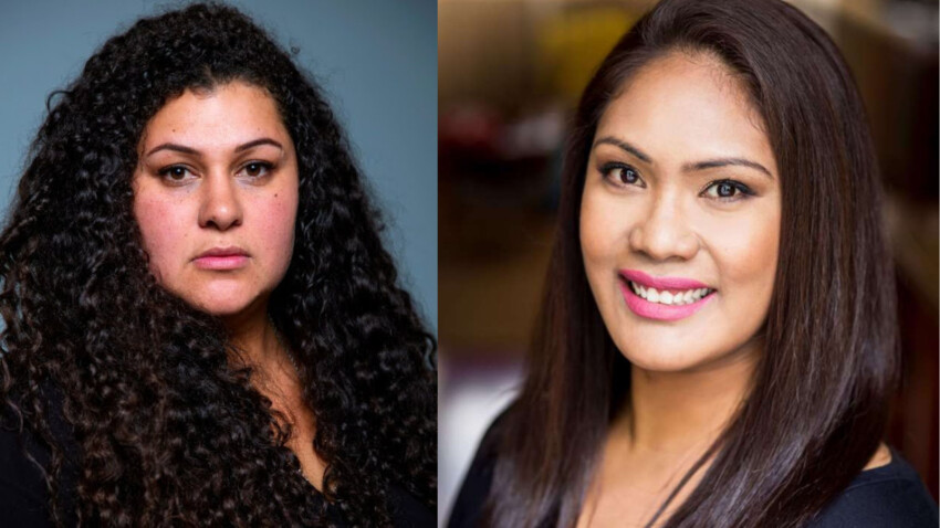 (L-R) Vea Mafile'o, Director & Nora Aati, Creator and Lead Actress