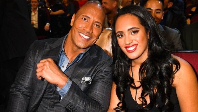 Dwayne 'The Rock' Johnson & daughter Simone Alexandra Garcia Johnson