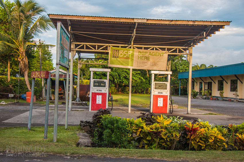 Gas station in Lalomalava - next closest to Salelologa