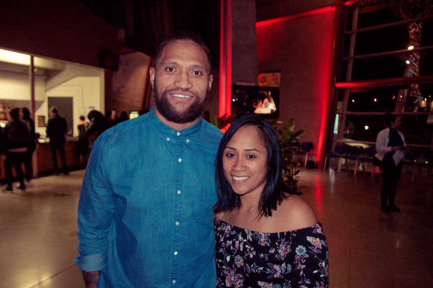 Manu Vatuvei & wife Jen