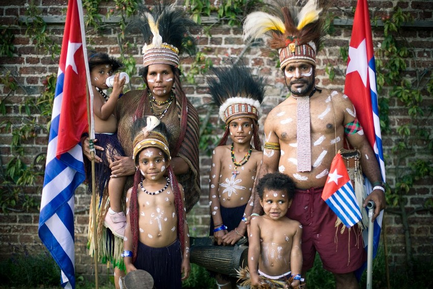 Benny Wenda & his family