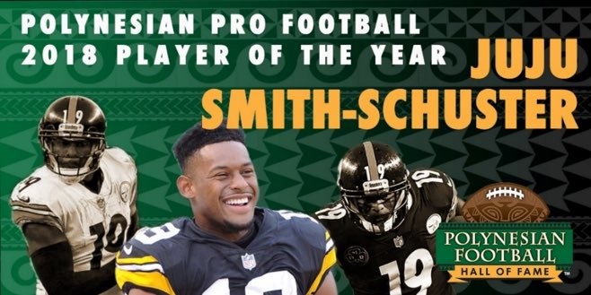 Polynesian Pro Football 2018 Player of the Year - Juju Smith-Schuster