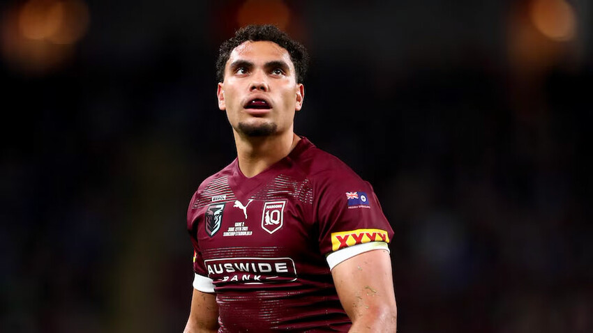 Queensland Maroons winger Xavier Coates
