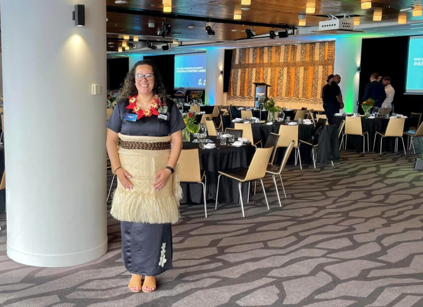 Pauline Jean-Luyten, Tausoa Fa'atasi Pasifika Advisory Group, Co-Chair. Photo Credit: Tongan Society South Canterbury