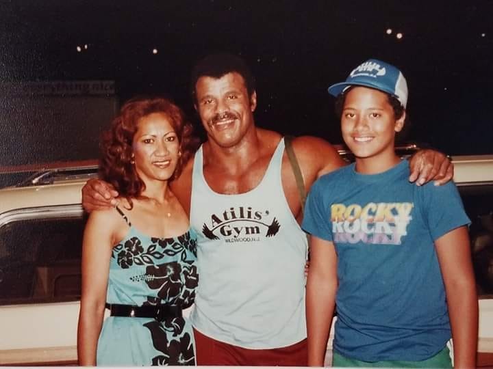 Ata, Rocky Johnson & Dwayne