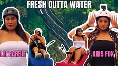 Island Baddies Kris Fox & Lei Barbie Try Luge | Fresh Outta Water