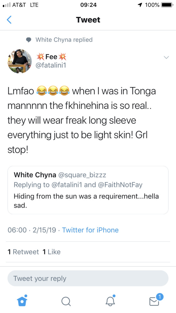 Colourism in Tonga