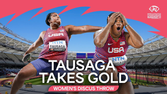 Samoan Laulauga Tausaga makes history for the USA & wins GOLD at the