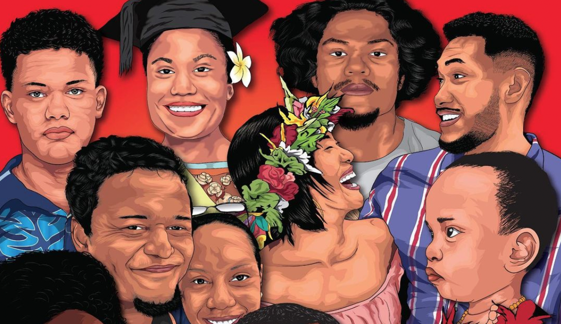 BRIGHTEN UP LOCKDOWN FALE'S WITH SOME ORIGINAL PACIFIC ART FOR XMAS! — thecoconet.tv - The world's largest hub of Pacific Island content. - Vimarsana News
